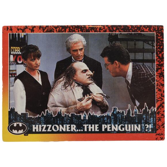 1992 Topps Batman Returns #39 Hizzoner The Penguin Trading Card - Picture 1 of 2